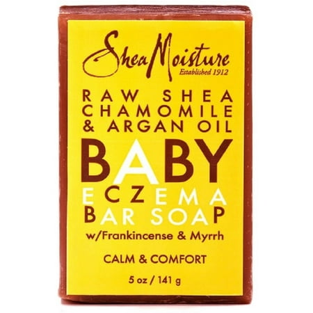Shea Moisture Raw Shea Chamomile & Argan Oil Baby Eczema Bar Soap 5 (Best Natural Soap For Eczema)