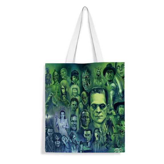 Frankenstein Tote Bag Fans Inspired Gift Lover Shoulder Bag Shopping Canvas Merchandise