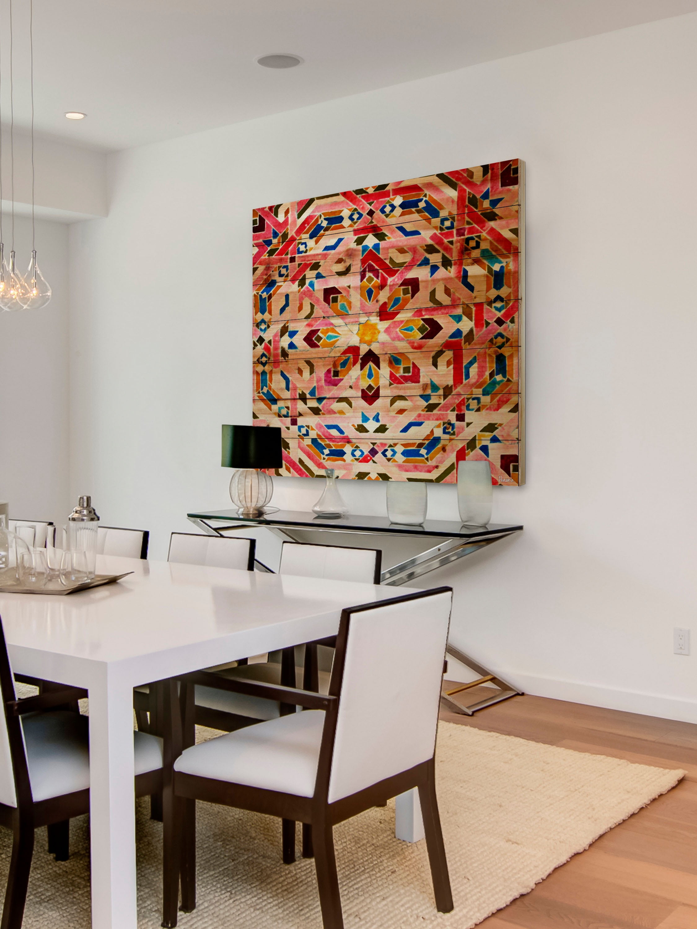 Parvez Taj Farnatchi Pinewood Wall Art, 48" x 48"