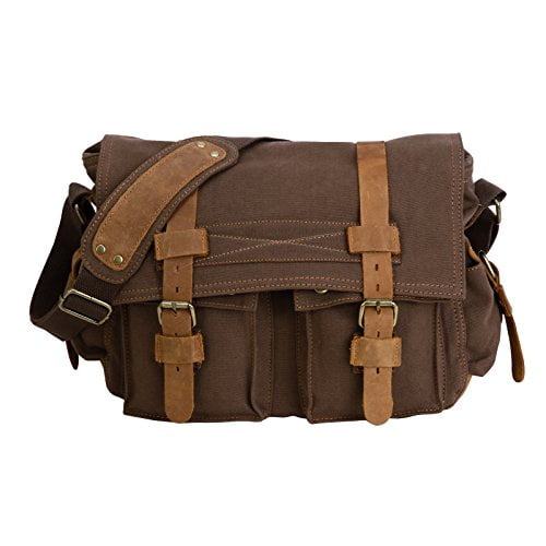 men's vintage canvas messenger bags
