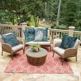 thumbnail image 6 of Dashan Teal Marble Throw Pillow Covers 20x20 Set of 4,Turquoise Pillow Cases for Bedroom Sofa Couch, 6 of 6