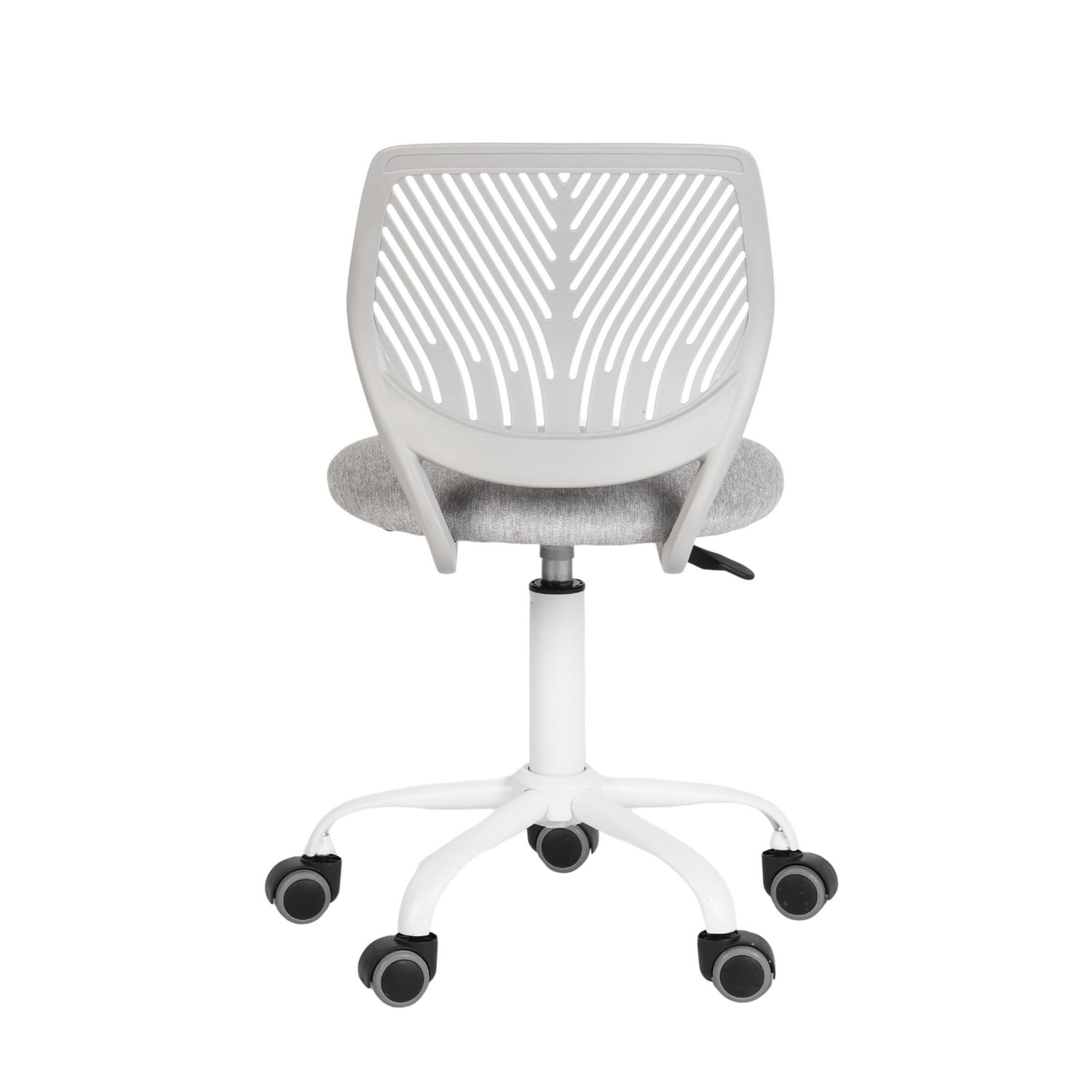 Ergonomic Mesh Office Chair, Height Adjustable Swivel Task Chair with Lumbar Support, Breathable Mesh Chair with PU Casters & 5-Star Base for Home Office Study