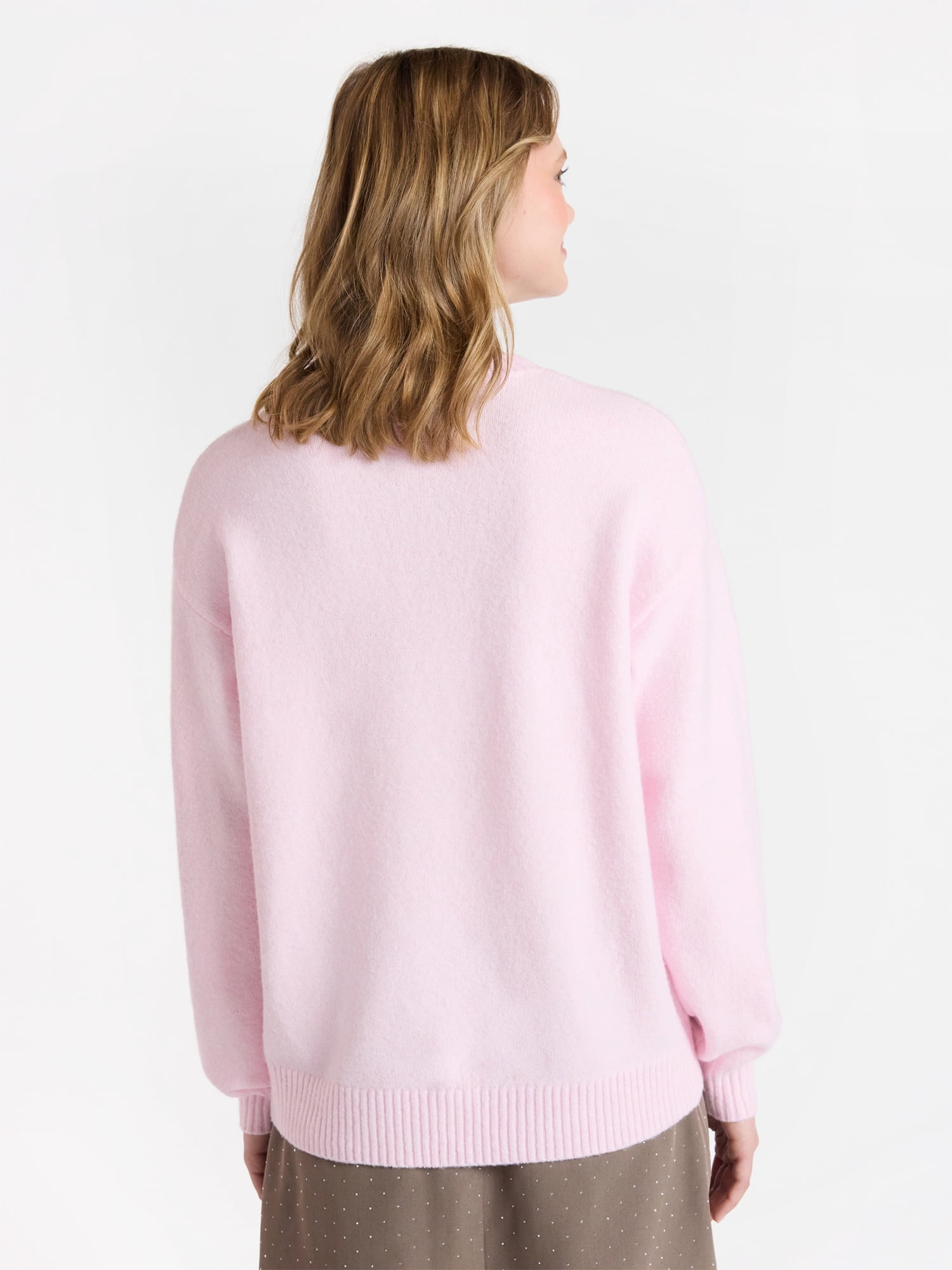 No Boundaries Fashion Icon Sweater, Midweight, Women's