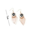 thumbnail image 6 of Eoperou 1 Pair of Chic Tassel Drop Earrings Classic Stylish Minimalist Design Female Fashion Elegant Tassel Dangle Earrings, 6 of 7