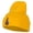 Yellow, variant on Wizard Hat with Stars and Moon Embroidered Long Beanie - Dk Grey OSFM