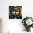 thumbnail image 3 of Magical Tree of Life Canvas Print - Abstract Painting Wall Art - Decorative Art Classic Contemporary Style - Kitchen, Bathroom, Living Room, Bedroom Decoration - Painted Art on Canvas Framed, 3 of 5