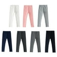 thumbnail image 5 of BULLPIANO 3-12T Toddler Girls Leggings Cotton Basic Solid Color Tights Footless Tights Fitting Stretch Pants, 5 of 5