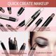 thumbnail image 5 of Lápiz Iluminador de Sombras de Ojos con Purpurina, 3 Piezas, Larga Duración, Maquillaje de Ojos Atractivo, shaofei, 5 of 5