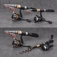 thumbnail image 4 of Telescopic Fishing Rod 1.0m-2.3m Fishing Rod Glass Rod Super Short Mini bass Bait Casting Fishing Rod, 4 of 8