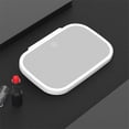 thumbnail image 4 of Parasol de coche Wosthever Espejo de maquillaje LED Regulable 3 modos Luz circular Accesorio automotriz Blanco, 4 of 6