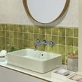 thumbnail image 6 of Silken 0.5 in. x 7.9 in. Glossy Green Ceramic Pencil Tile Trims (0.3 sq. ft./case) (10-pack), 6 of 6