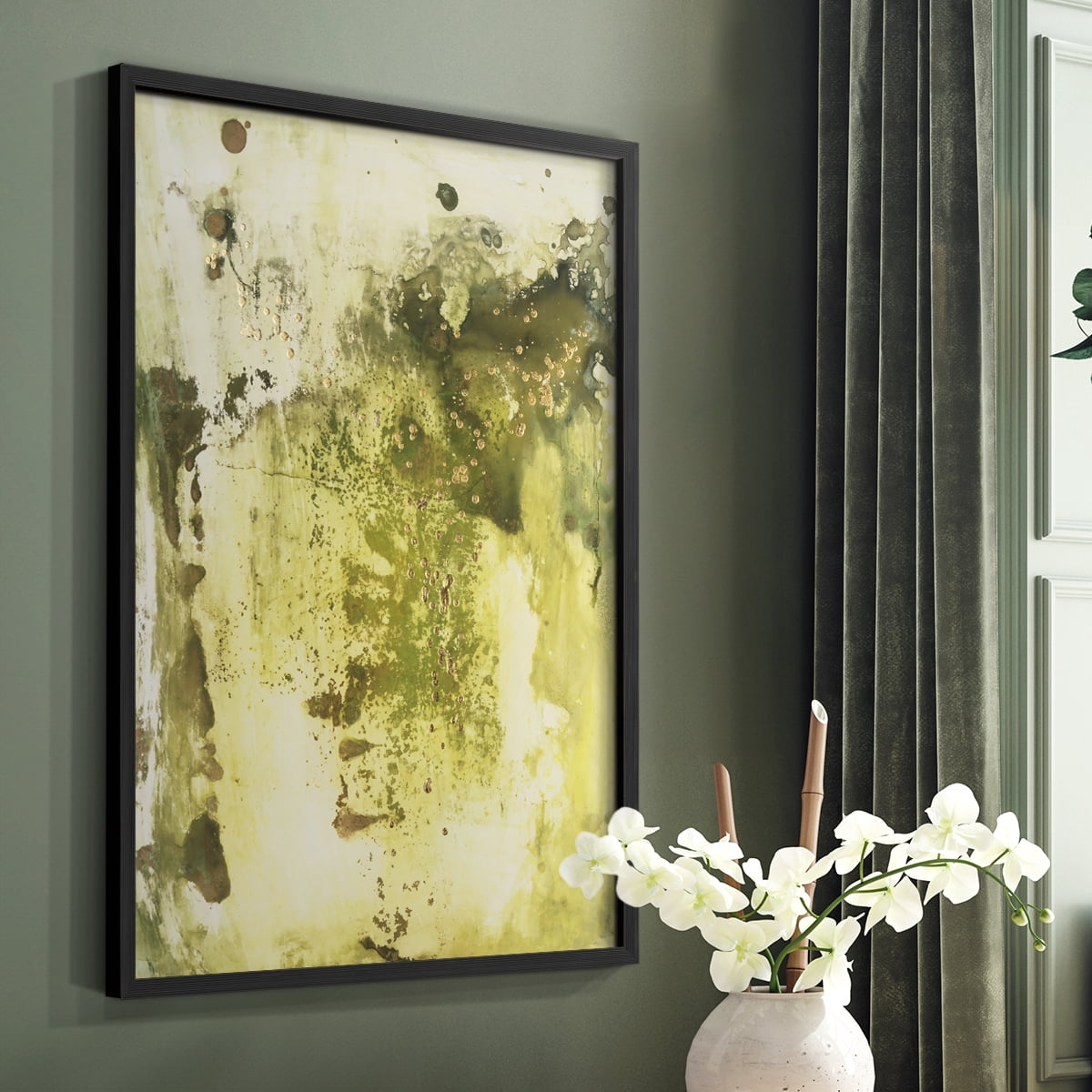 Canyon Diptych I Framed Print in Black Solid Wood Framed Print No Nail Hanging