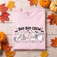 thumbnail image 2 of Cute Boo Boo Crew T-Shirt, Pediatric Nurse Ghost Halloween Graphic, Spooky Medical Staff Short Sleeve Tee, Soft Cotton Fabric , Halloween Shirt, 2 of 5
