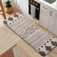 thumbnail image 5 of Boho Black and White Tribal Ethnic Pattern Kitchen Rug Mat,Kitchen Runner Rugs Non Skid Washable,Decorative Kitchen Floor Mats for Kitchen,Sink,Laundry,17"x47.2", 5 of 7