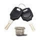 thumbnail image 3 of Cilindro de cerradura para maletero de motocicleta, accesorios para motocicleta, cerradura resistente para maletero trasero cóncavo de 21 mm, 3 of 9