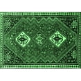 thumbnail image 1 of Ahgly Company Indoor Rectangle Persian Emerald Green Traditional Area Rugs, 6' x 9', 1 of 4