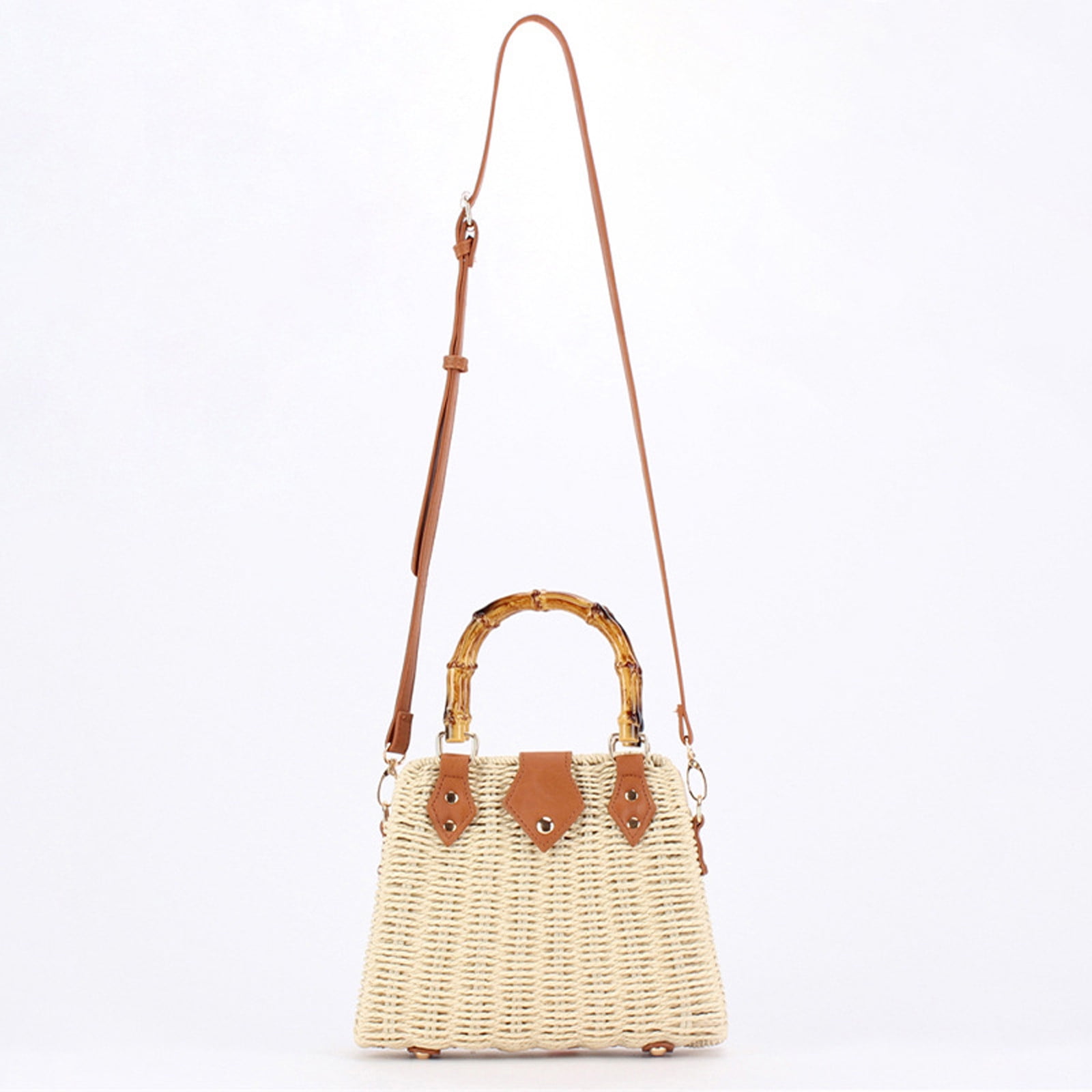 CAIXIA Small Boho Crochet Purse for Women Slouchy Beach Handwoven Crossbody Bags Vacation Shoulder Bag Purse