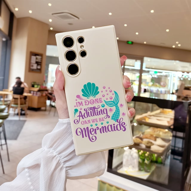 Mantenga su iPhone seguro y a la moda con esta elegante y minimalista carcasa de goma TPU a prueba de golpes con estampado de dibujos animados.
