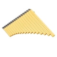 thumbnail image 1 of Flute 16 Pipes Panpipe Music Wind Instrument &Bag for Beginners Student，Gift Idea For Beginner Musician, 1 of 5