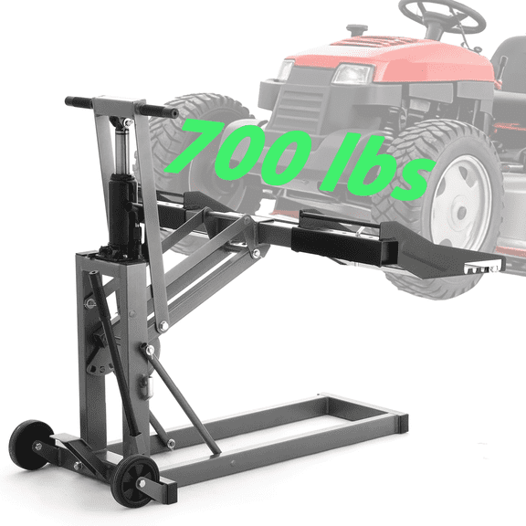 CANVORA 750 lb Hydraulic Lawn Mower Lift,Lawn Mower Jack with 3 Height Adjustment for Tractors Maintenance & Repair