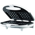 thumbnail image 2 of Brentwood Compact Dual Sandwich Maker, Non-Stick Waffle Maker in White, 2 of 7