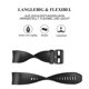 thumbnail image 2 of Pulsera compatible con Samsung Gear S3 Classic/Frontier, correas de repuesto de silicona de 22 mm para Gear S3 Classic/S3 Frontier, 2 of 6