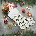 thumbnail image 3 of Coolnut Christmas Stockings Family Holiday Party Personalized Gift Panda Animal Pattern Christmas Stockings Christmas Decorations Mantel Decor, 17.71"x12.20" 1PCS, 3 of 7