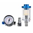 thumbnail image 1 of 1/4in Air Inlet Pressure Regulator Inline Water Oil Trap Filter Separator for Spray Gun Tool, 1 of 4