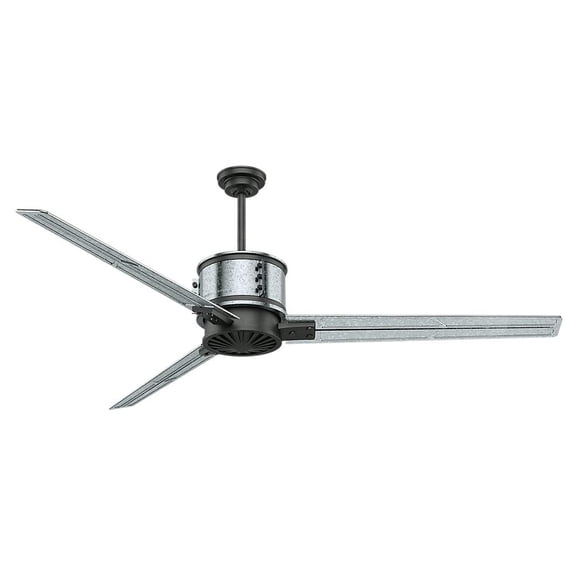 Hunter 59193 Casablanca Duluth 72" Industrial Ceiling Fan w/ Wall Control, Galvanized Steel