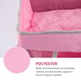 thumbnail image 5 of Bolsa de almacenamiento para cuna de bebé, bolsa colgante para cuna de bebé, bolsa de almacenamiento para pañales, bolsa de pañales para cuna (rosa), 5 of 5