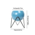 thumbnail image 3 of Modern Metal Floor Planter With Stand, Decorative Pot With Drainage For Living Room, Office, Garden Or Balcony, Rust-Resistant Frame, Multi-Color Options, Elevated Design For Stylish Green Display, 3 of 6