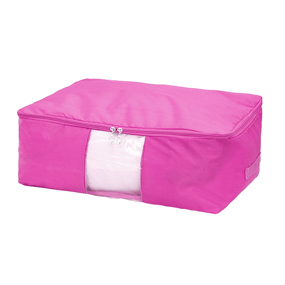 Blanket Pillows Quilt Clothes Storage Bag Container Organizer Fuchsia
