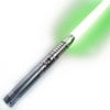 ZiaSabers Ceti Neopixel Lightsaber with Xenopixel 2.0 Soundboard - Gray Realistic Metal Hilt Star Wars Dueling Lightsabers - Strip LED with 12 Preset Colors and Smooth Swing Sounds