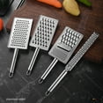 thumbnail image 7 of OIUR Stainless Steel Lemon Zester Cheese Grater Heavy Duty Kitchen Tools for Parmesan Chocolate Garlic Fruits Vegetables Ginger Grater Vegetable Shredder, 7 of 7