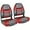 Charcoal/Red(2 seats), variant on NORTHCAPTAIN Deluxe A Pair of Marine High Back Folding Fishing Boat Seat,Stainless Steel Screws Included
