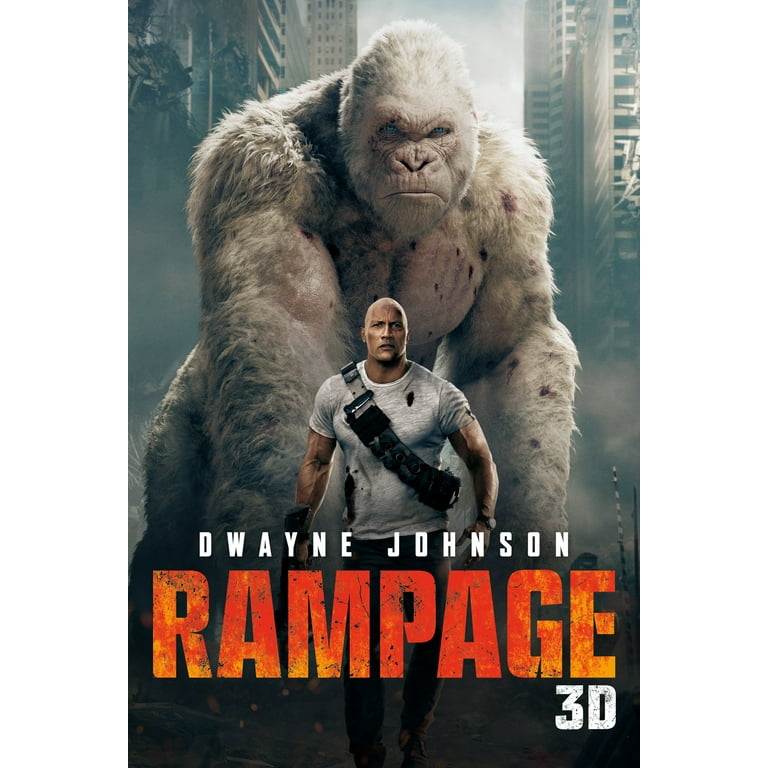 Rampage [3D Blu-ray + Blu-ray] [Blu-ray] - Walmart.com