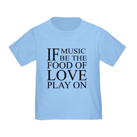 

CafePress - Music Food Love Quote Toddler T Shirt - Cute Toddler T-Shirt 100% Cotton