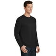 thumbnail image 4 of Port & Company Long Sleeve Fan Favorite Tee-2XL (Jet Black), 4 of 6