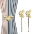 thumbnail image 1 of Juego de 2 soportes para cortinas Dodolo Golden Flying Bee de resina, 1 of 7