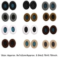 thumbnail image 4 of sweethay Almohadillas para los oídos, almohadillas para los oídos, cancelación de ruido, protección auditiva para juegos, orejeras, piezas de Relojes inteligentes Caqui+Negro, 4 of 6