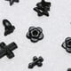 thumbnail image 5 of Kuymtek 18 Pares Aretes Plástico A La Juegos Aretes Simples (negro), 5 of 9