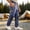 (Casual 22)Gray, variant on Mens Pants Contrast Panel Work Cargo Pants, Zippered Utility Pockets, Elastic Waist Jogger Trousers with Reinforced Knee Patches