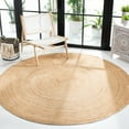 thumbnail image 2 of SAFAVIEH Natural Fiber Simonette Solid Area Rug, Natural, 11' x 11' Round, 2 of 8