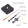 thumbnail image 2 of 1pcs Silent Sweep Movement Quartz Clock Movement Clock Cross Stitch Movement Wall Clock Needles Accessories, 2 of 5