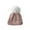 Pink, variant on Hat Ear Protector for Baby Winter Knit Hat for Autumn and Winter Baby Headgear for Instant Warmth and Comfort