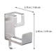 thumbnail image 2 of 2pcs Drill-free Washbasin Hanger Wall Hanging Storage Rack Sundries Wall Hook, 2 of 4