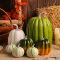 thumbnail image 2 of Calabazas artificiales variadas Hojas de arce artificiales falsas para Halloween 7 piezas, 2 of 3