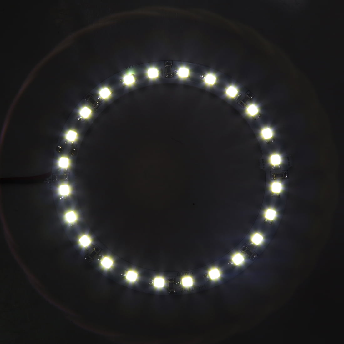 20pcs White 40mm 1210 SMD 24 LED Angle Eyes Halo Ring Light 12V for Car