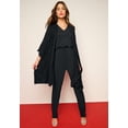 thumbnail image 2 of Roaman's Women's Plus Size Sequin Poncho, 2 of 3