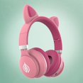 thumbnail image 4 of Universal Wireless Bluetooth Headset Auriculares Auriculares Micrófono Rosa, 4 of 8